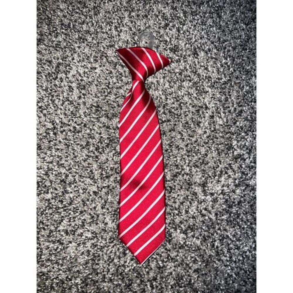 NWOT baby boy red/white strip‎ clip on size 12-24 months